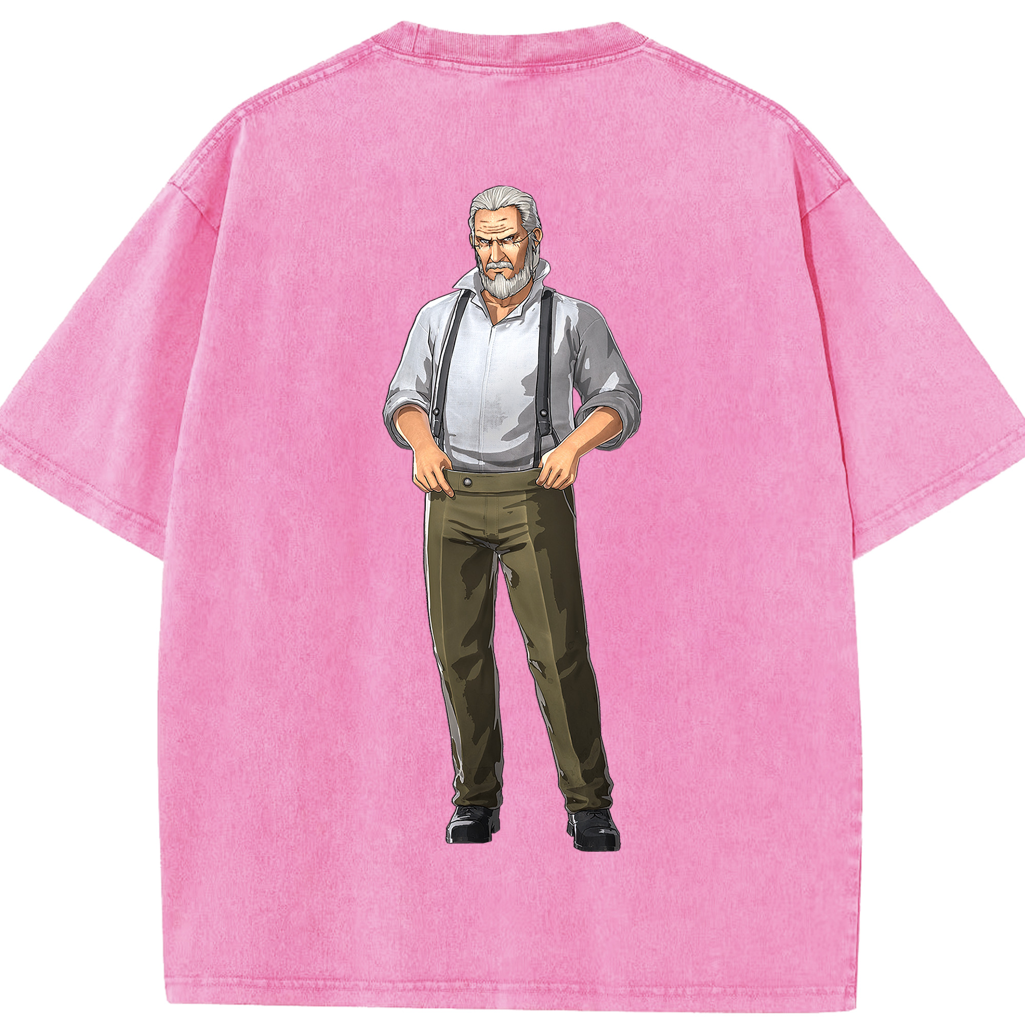 （画像用） 進撃の巨人 Attack on Titan 綿100% ヴィンテージ風 半袖Tシャツ（背面プリント）